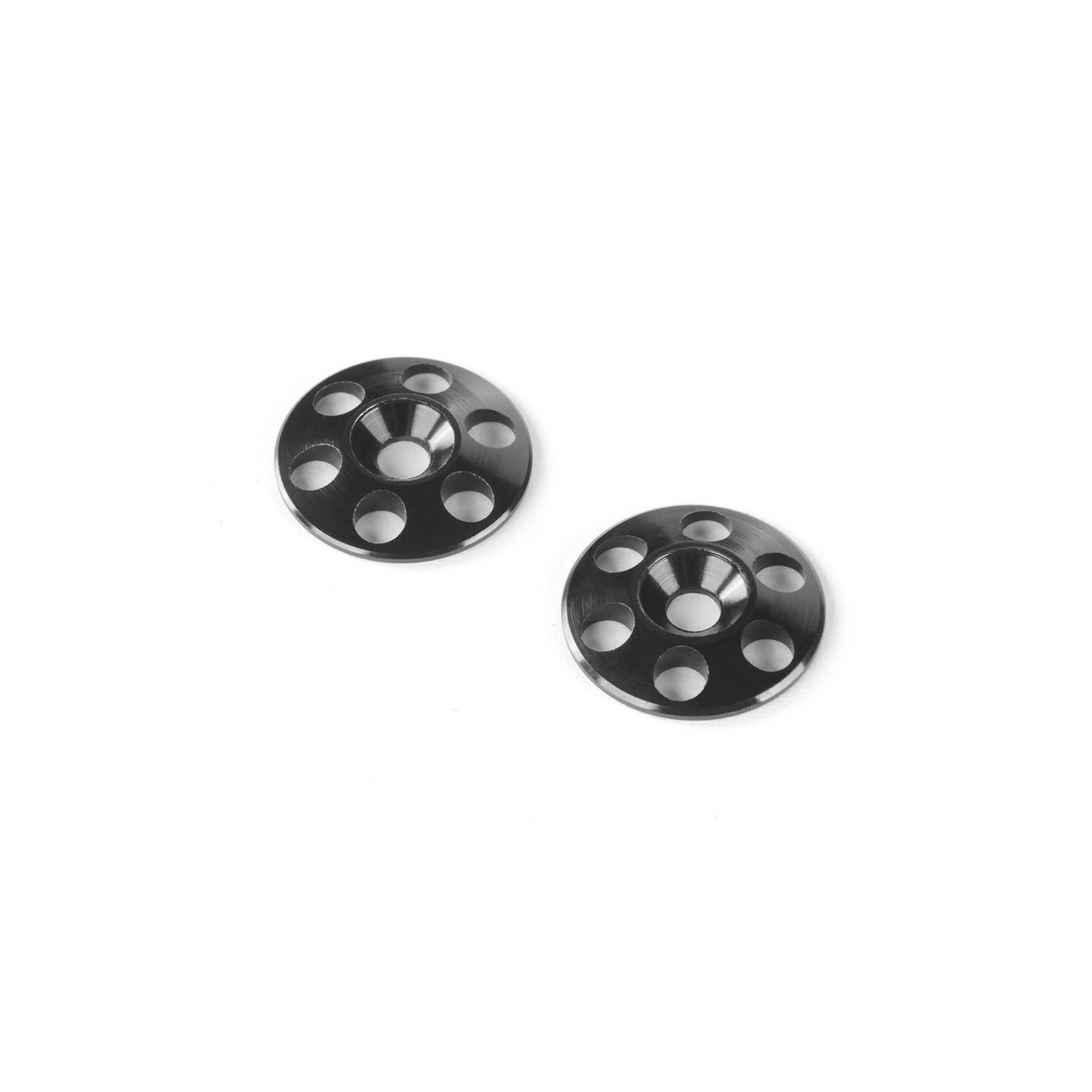 HUDY Alu Rear Wing Shim Black (2)