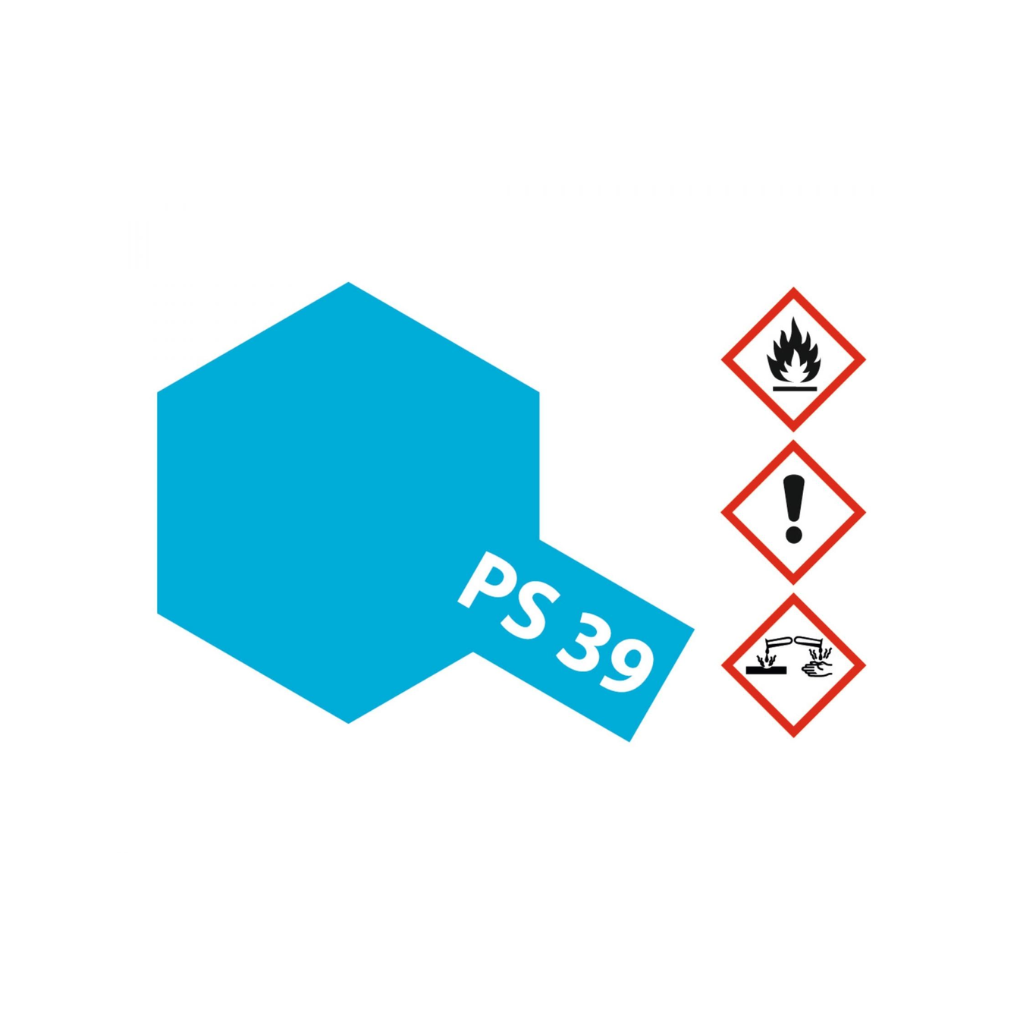 PS-39 Translucent Light Blue Polycarbonate 100ml