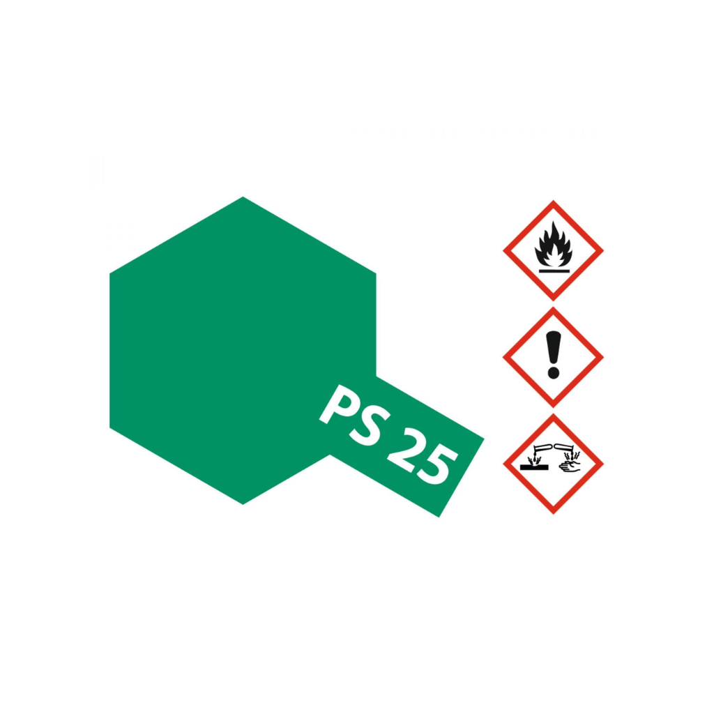 PS-25 Bright Green Polycarbonate 100ml