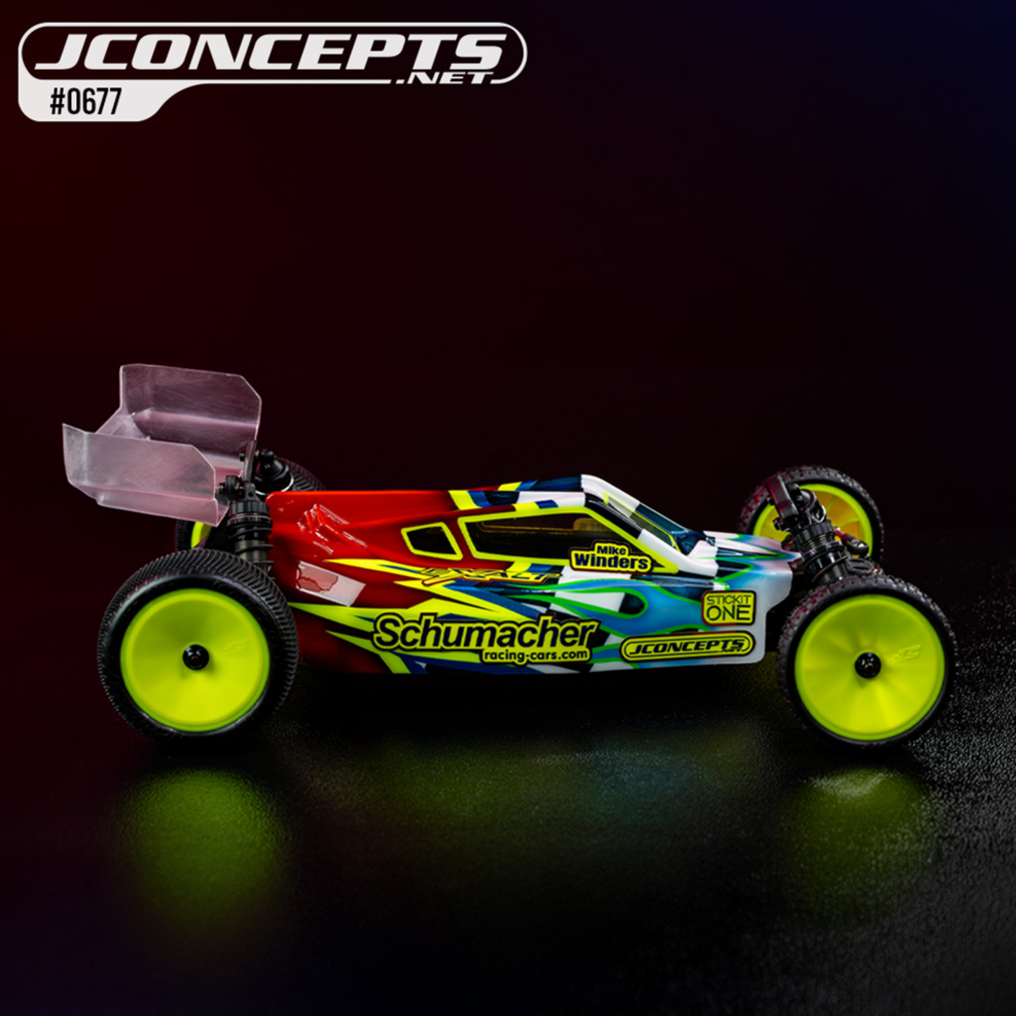 JConcepts P2 - Schumacher Cougar LD3 w/ Carpet / Turf / Dirt wing - LW