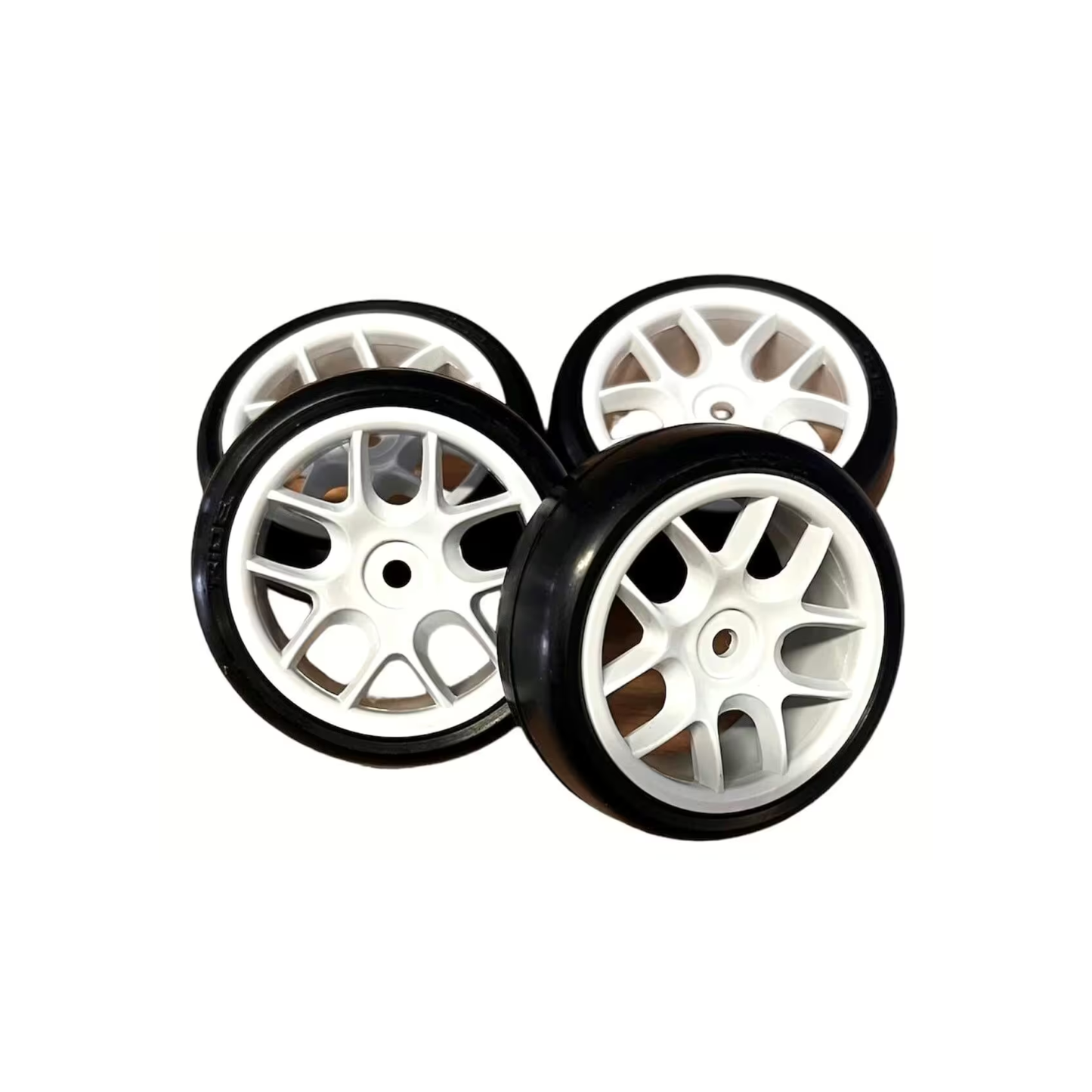 Ride TR09 Slick Tires (belted) on 10-Spoke Wheel, Pre-glued (4)