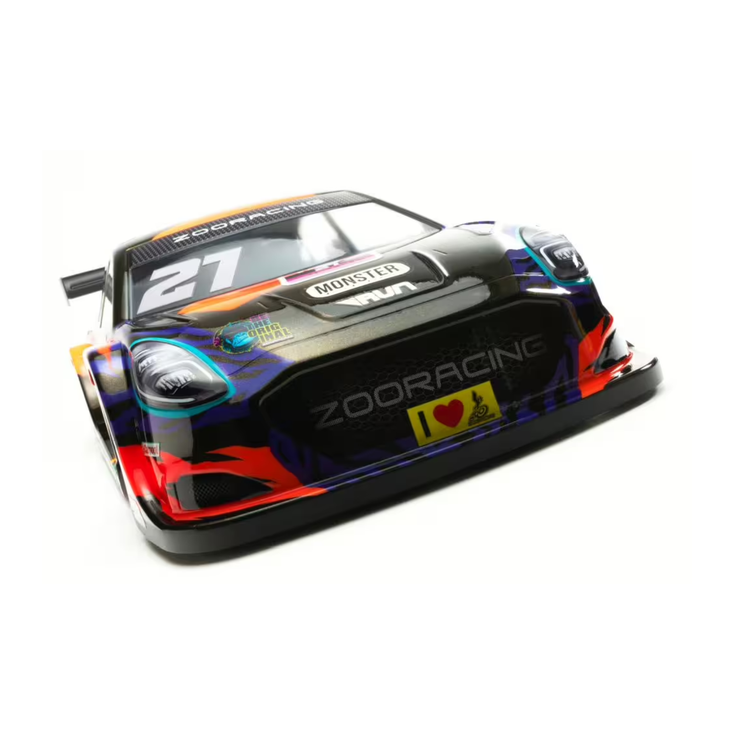 ZooRacing APEX 1:10 FWD Car 190mm Body (clear) 0,7mm - REGULAR