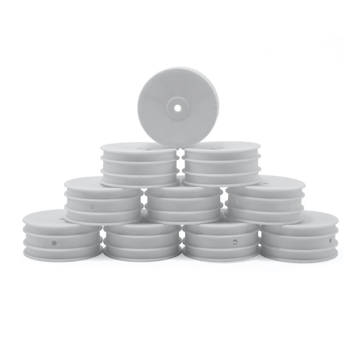 Schumacher Wheel 4WD Front - White (10pcs)