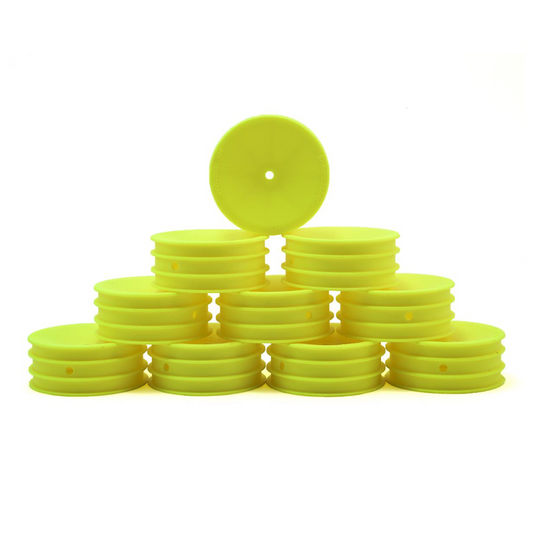 Schumacher Wheel 2WD Front Medium - Yellow (10pcs)