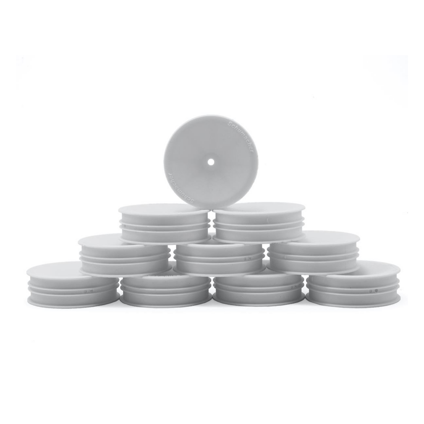 Schumacher Wheel 2WD Front Slim - White (10pcs)
