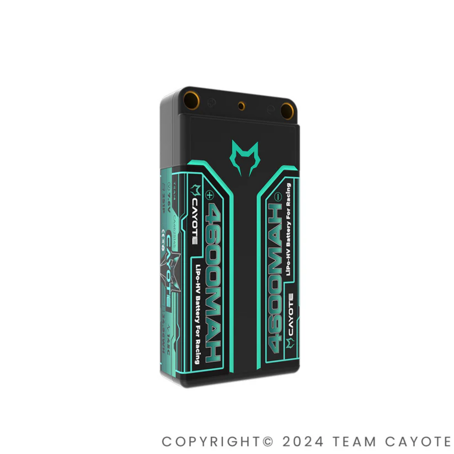 CAYOTE Racing 4600mAh 2S Shorty LiPo-batteri 7,6V 145C