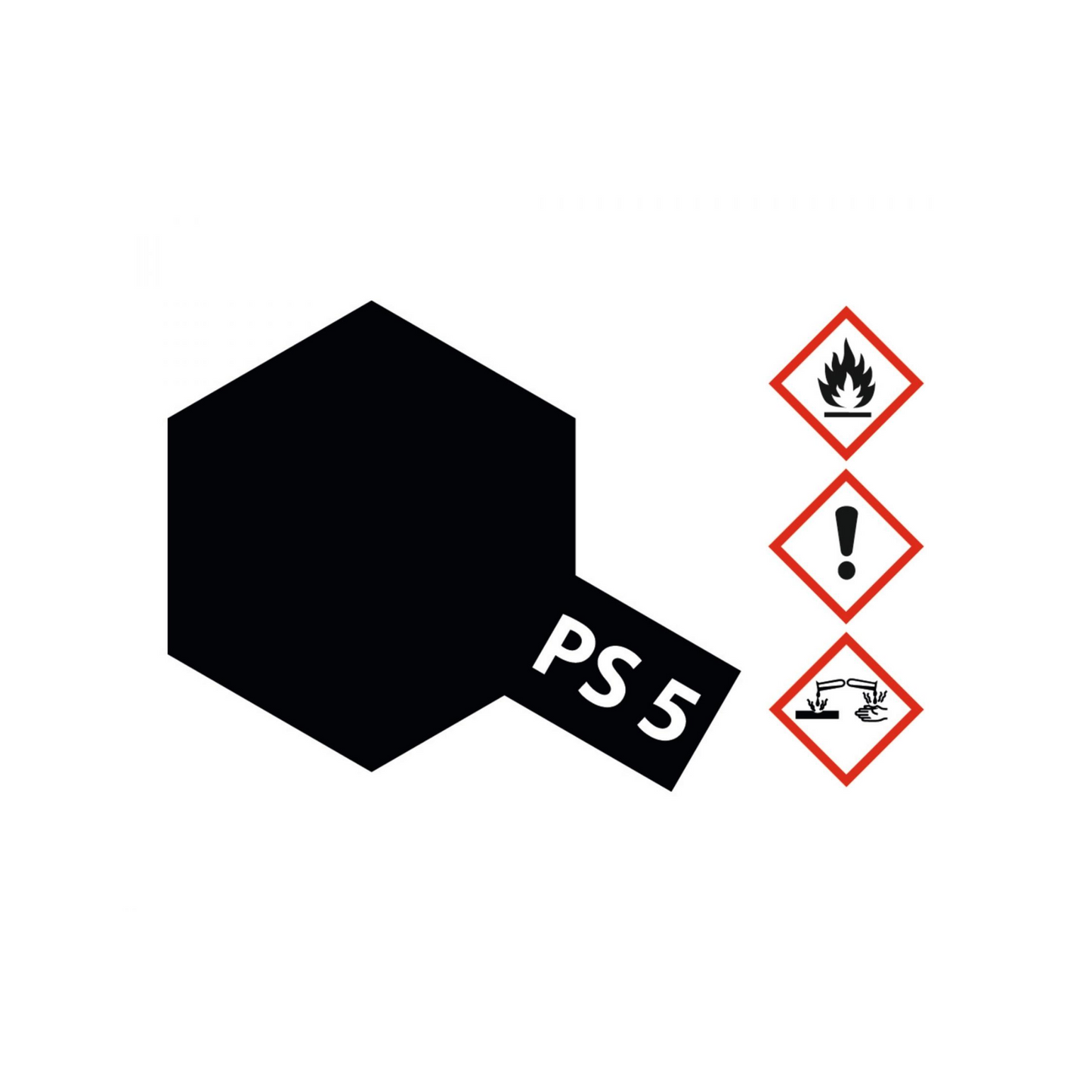 PS-5 Black Polycarbonate 100ml