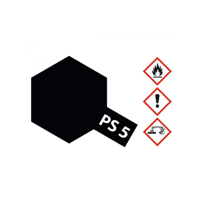 PS-5 Black Polycarbonate 100ml