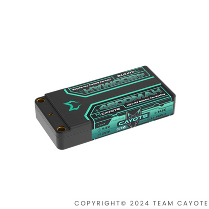 CAYOTE Racing 4600mAh 2S Shorty LiPo-batteri 7,6V 145C