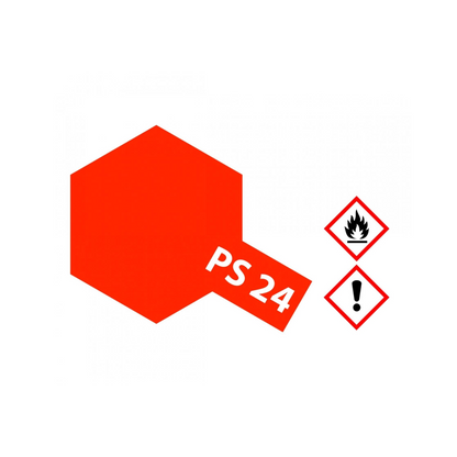 PS-24 Fluorescent Orange Polycarbonate 100ml