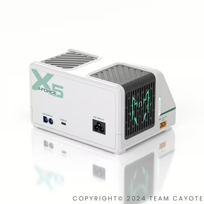 CAYOTE 2-Force X5 Charger (EU Version) incl. 2 XT90 Charging Leads