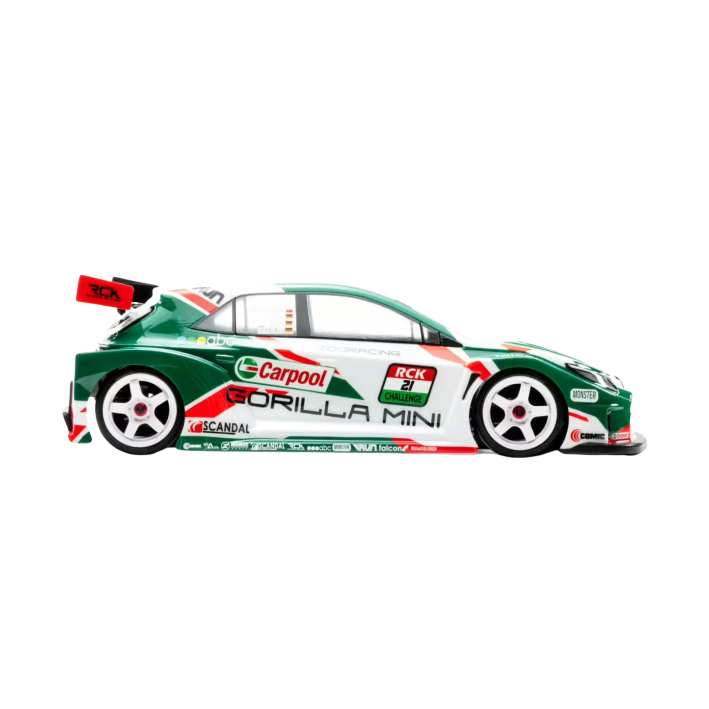 ZooRacing Gorilla MINI 1:10 M-Chassis Body (clear) WB210/WB225 0,7mm - REGULAR