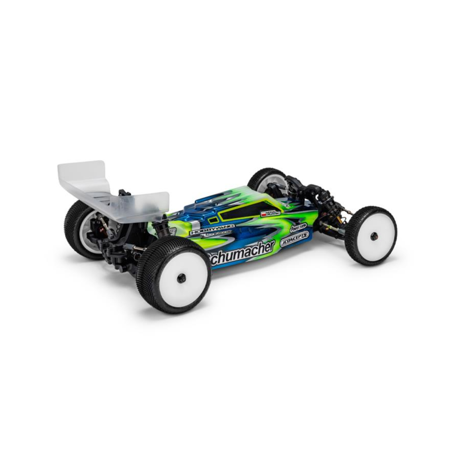 JConcepts F2 Cougar LD3 Body w/ Carpet / Turf / Dirt Wing - LW