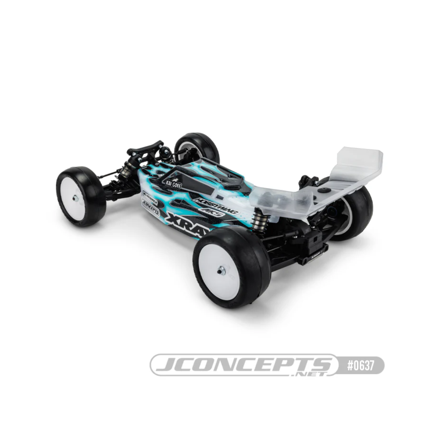 JConcepts F2 - XRAY XB2 2024 w/ Carpet / Turf / Dirt wing - LW
