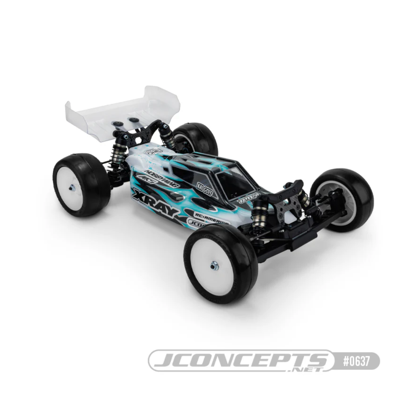 JConcepts F2 - XRAY XB2 2024 w/ Carpet / Turf / Dirt wing - LW