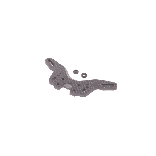 Schumacher C/F Low Rear Shock Tower (-3mm) - LD3