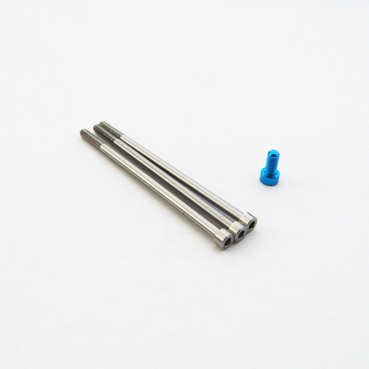 Hiro Seiko XeRun V10 G3 Titan/Aluminum Screw Set (Light Blue)