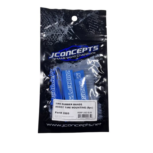 Jconcepts Tire Rubber Bands Assist Tire Mounting (8pcs)