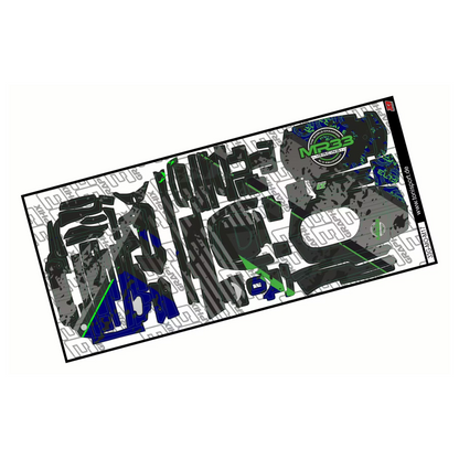MR33 Orlowski Edition Sanwa M17 Skin Sticker Sheet by 33Graphix