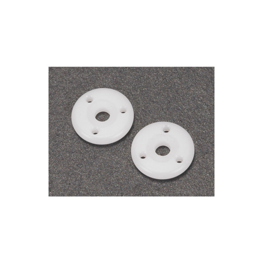 Schumacher Big Bore Piston: 3 Hole White 1.5 Rounded (2)