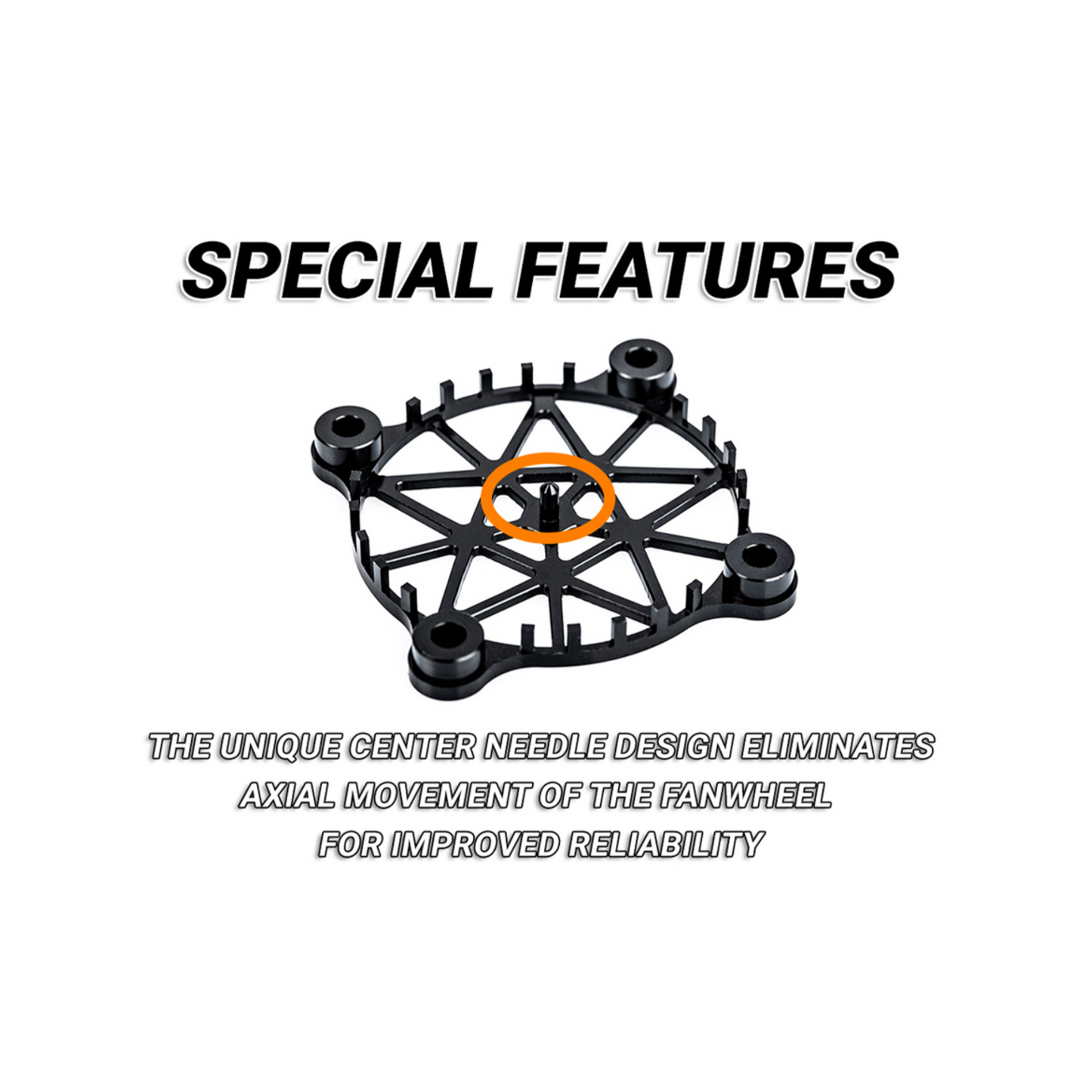 NOSRAM Alloy Safety Mesh V2 for 40mm Fan - Black