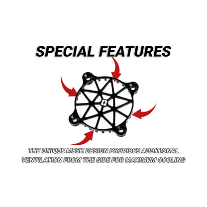 NOSRAM Alloy Safety Mesh V2 for 40mm Fan - Black