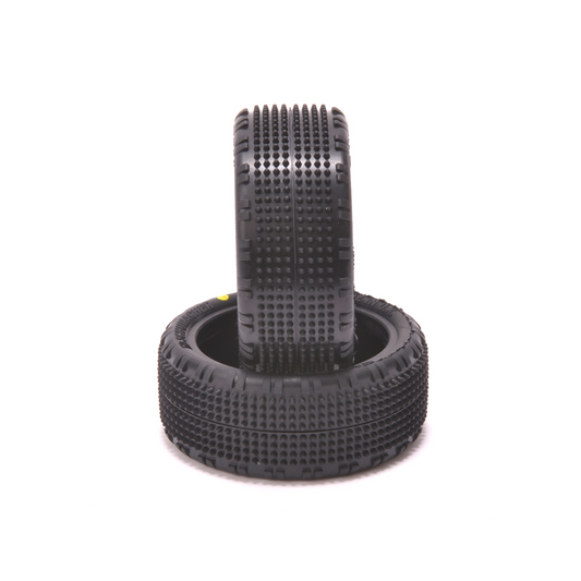 Schumacher Shard 4WD Front Tyres - Yellow (2pcs)