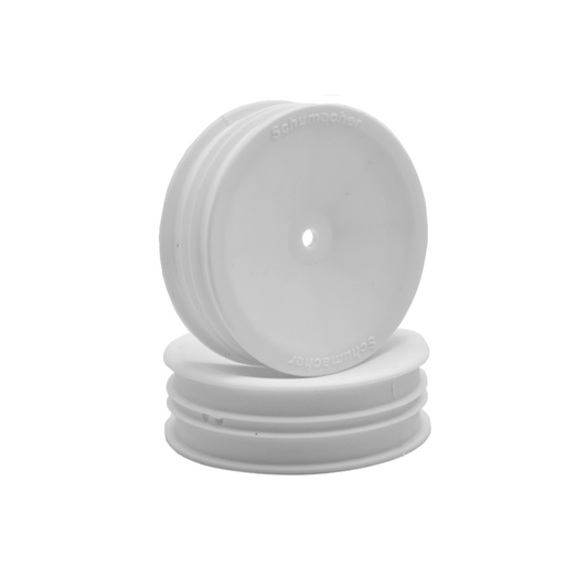Schumacher Wheel 2WD Front Slim - White (2pcs)